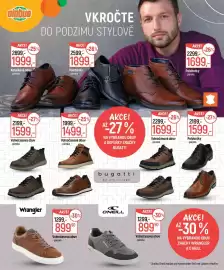 Globus leták Strana 22: Volnočasová obuv pánská €899,90, KOTNÍKOVÁ OBUV PÁNSKÁ €1.999,00