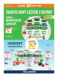 Globus leták týden 37 Strana 13: Hollandia jogurt 0 % tuku €6,90, Activia kefir €21,90