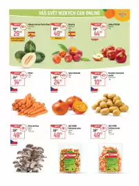 Globus leták týden 37 Strana 20: Meloun cukrový Piel de Sap €29,90, Jablka evelina €44,90