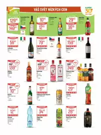 Globus leták týden 37 Strana 28: Tullamore Dew irská whiskey €349,90, Svijanský Máž €12,90