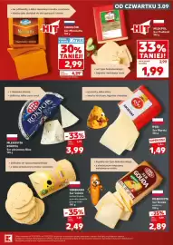 Kaufland gazetka Strona 13: Ser mimolette Sokołów €2,99, Ser podlaski Mlekpol €1,99