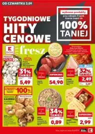 Kaufland gazetka Strona 8: Pieczarki polskie Stąd Takie Dobre! €5,49, Polędwica łososiowa Sława €2,49