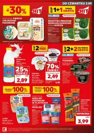 Kaufland gazetka Strona 9: Jogurt deserowy Skyr czekolada z wiśnią Piątnica €2,49, Kabanosy Exclusive serowe Tarczyński €3,99