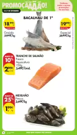 Folheto Pingo Doce Página 2: Mexilhão fresco €1,99, Bacalhau de 1ª €18,99