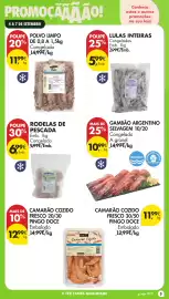 Folheto Pingo Doce Página 3: Gambão argentino selvagem 10/20 €10,99, Rodelas de pescada peixaria €6,99