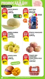 Folheto Pingo Doce Página 6: Maçã gala €1,99, Melão branco €0,99