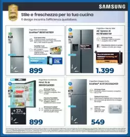 Volantino Elettrosintesi Pagina 10: Frigorifero Side by Side Air-Space AI €1.399,00