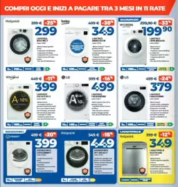 Volantino Elettrosintesi Pagina 2: Hotpoint lavatrice €299,00, Lavatrice Hyundai €199,90