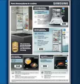 Volantino Elettrosintesi Pagina 28: Forno Serie 4 Single Fan €399,00, Frigorifero da incasso First 60 AI €699,00