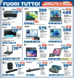 Volantino Elettrosintesi Pagina 7: Lenovo IDEAPAD Slim 3 C3 €469,00, Hp MULTIFUNZIONE 2910E €39,90