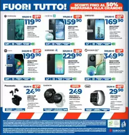 Volantino Elettrosintesi Pagina 8: Panasonic Auricolari wireless RZ-B110WDE-K €24,90, Smartphone Motorola Moto G06 €119,90