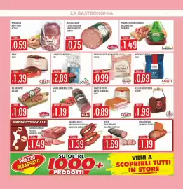 Volantino IperSisa Pagina 5: Pancetta stufata doppia affumicata Coati €0,89, Carpaccio di bresaola Pini €2,89