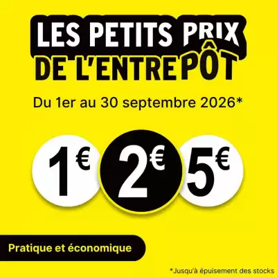 L'entrepôt du bricolage (valable jusqu'au 30-09)