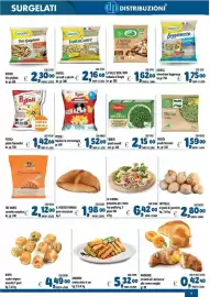 Volantino Del Prete Distribuzioni Pagina 7: Findus piselli novelli €2,15, Frosta piselli finissimi €1,59