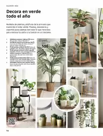 Catálogo IKEA Página 16: Planta artificial. palmito €59,00, Planta artificial monstera €3,00