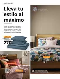 Catálogo IKEA Página 22: Ikea - funda de cerecion y 2 fundas de almohada €27,00, Funda de selon y 2 ltunas de ampisada €32,00