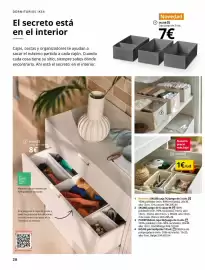 Catálogo IKEA Página 28: Caja, juego de 3 uds €7,00, Portaobietos €1,00