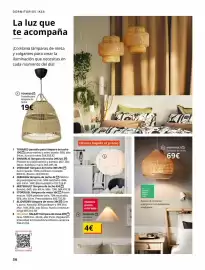 Catálogo IKEA Página 36: Momento - torared pantalla para lámpara de techo €19,00, Lámpara de techo €4,00