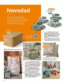 Catálogo IKEA Página 4: Entrisiasm €13,00, Caja con tapa €19,00