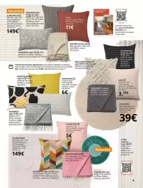 Catálogo IKEA Página 9: Lana - lapptag manta €11,00, Profetblomma €5,00