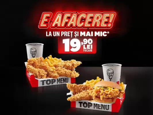KFC (valid până la 7-10)