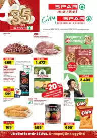 Spar Market akciós újság hét 37 Oldal 1: Pannónia mester ementáli, Chio chips €699,00