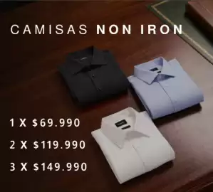 Catálogo Trial Página 1: Camisa non iron €69.990,00