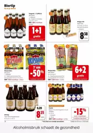 Colruyt folder Pagina 28: Chimay Tripel blond trappistenbier €9,29, Desperados €13,26