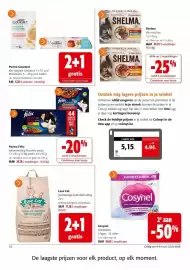 Colruyt folder Pagina 34: Purina Felix kattenvoeding Pouches packs €36,78, Love Cat plantaardige kattenbakvulling €17,18