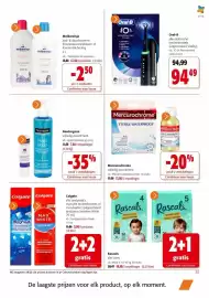 Colruyt folder Pagina 35: Mercurochrome volledig assortiment €13,90, Rascals alle luiers €18,98