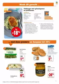 Colruyt folder Pagina 5: Boni selection kabeljauwburgers €3,75, Spinazie €1,29