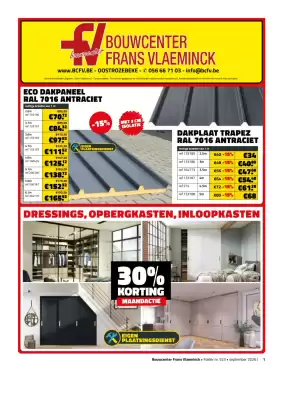 Bouwcenter Frans Vlaeminck (geldig t/m 30-09)