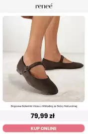 Renee magazyn tydzień 36 Strona 12: Brązowe balerinki Vices z wkładką ze skóry naturalnej €79,99