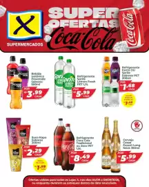 Folheto X Supermercados Página 2: Refrigerante Sprite Lemon Fresh €5,99, Refrigerante Coca Cola Tradicional ou Zero PET €8,49