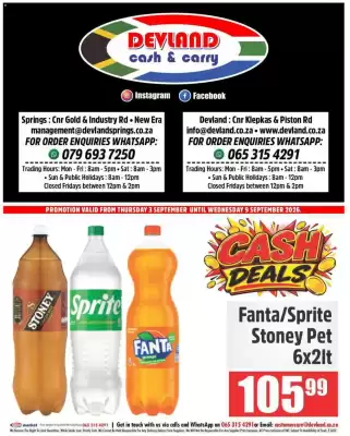Devland Cash And Carry (valid until 9-09)