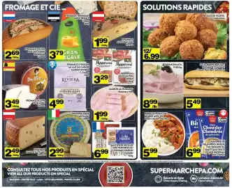 Supermarché PA flyer week 37 Page 6: Taramosalata €8,99, Fromage Piave Mezzano Cheese €2,99