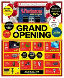Visions Electronics flyer week 36 Page 1: Hauz 100g Electric Grinder €12,00, Samsung 55" U8000H 4K Smart TV €498,00