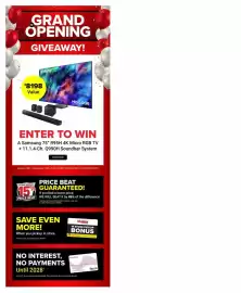 Visions Electronics flyer week 36 Page 2: Samsung 75" R95H 4K Micro RGB TV + 11.1.4-Ch. Q990H Soundbar System €8.198,00