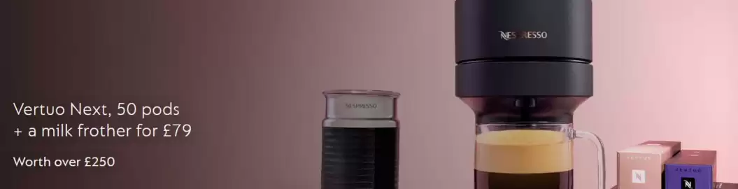 Nespresso leaflet Page 1