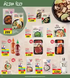 Interspar akciós újság hét 37 Oldal 4: Roku japán gin €11.999,00, Spar sriracha €1.299,00