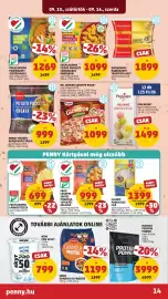 PENNY akciós újság hét 37 Oldal 18: Classic pangasius file €1.399,00, Facy lakoma sajtos pogácsa, tepertős falatka €999,00