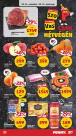 PENNY akciós újság hét 37 Oldal 25: Dárdás hátsó csülök €1.749,00, Kometa sertés lecsókolbász €19.999,00