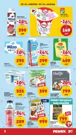 PENNY akciós újság hét 37 Oldal 3: Sissy tejföl €149,00, Penny to go grill sajtos €799,00