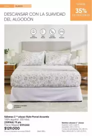 Catálogo Avon Página 46: Descansar - sábanas 2 plazas style percal acuarela (208964) €79.000,00
