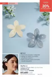 Catálogo Avon Página 57: Clip flor x 2 (225933) €13.600,00