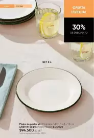 Catálogo Avon Página 70: Platos de postre x4 | cerámica. med. 8 x 8 x 1,9 cm. (208979) €94.500,00