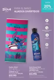 Catálogo Avon Página 9: Avon - disney stitch shampoo 2 en 1 (207844) €13.990,00, Disney - toallón stitch (208938) €33.190,00