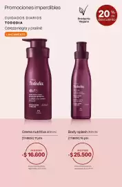Catálogo Natura Página 51: Natura - crema nutritiva 400 ml €16.600,00, Natura - body splash 200 ml (174618) €25.500,00