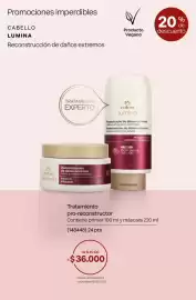 Catálogo Natura Página 55: Natura - tratamiento pro-reconstructor contiene primer 100 ml y máscara 220 ml (148448) €36.000,00