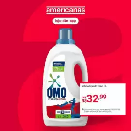 Encarte Lojas Americanas Página 2: Omo - sabbio liquido €32,99